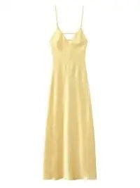 Off-Shoulder Pleated A-Line Maxi Dress
