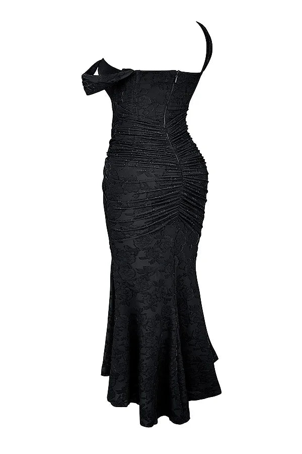 Fish Tail Halter Long Dress