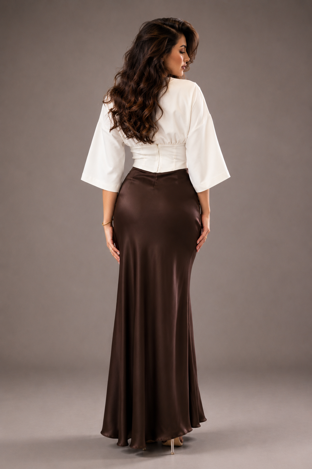 Solid Color Short Sleeve Cropped Top