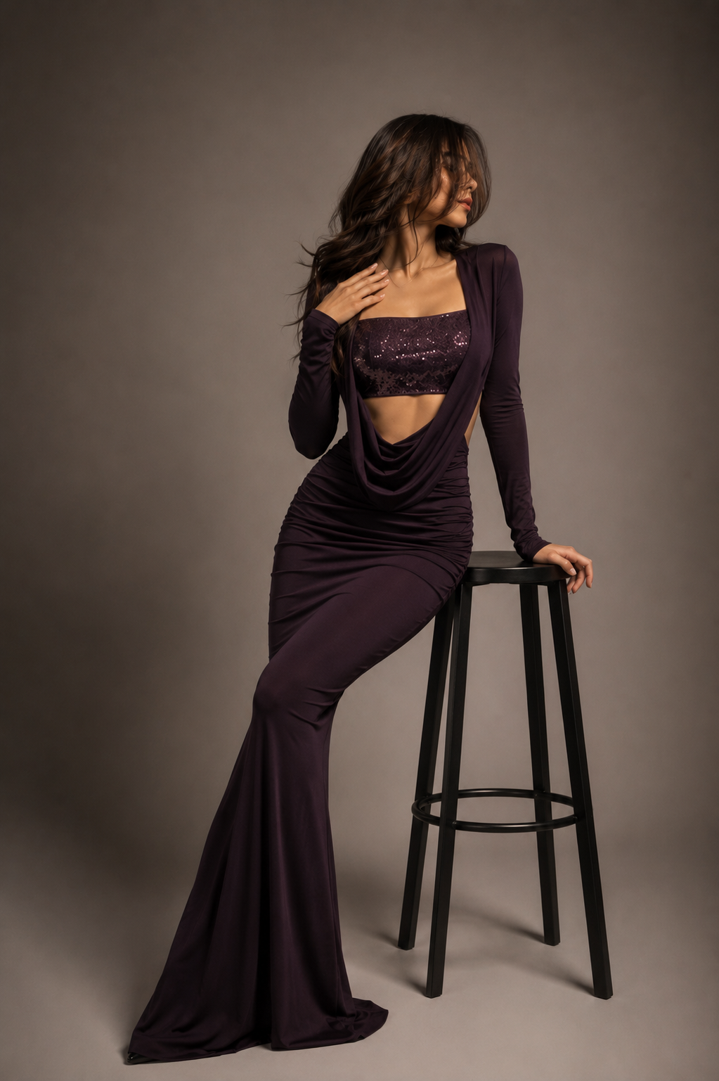 Sexy Alluring Strapless Boat-Neckline Dress For Women