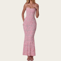Beaded Mermaid Maxi Gown
