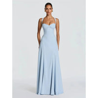 Off-Shoulder Spaghetti Strap Maxi Dress