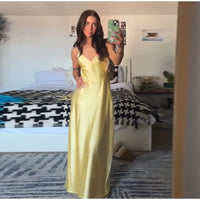 Off-Shoulder Pleated A-Line Maxi Dress
