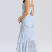 Fish Tail Halter Long Dress