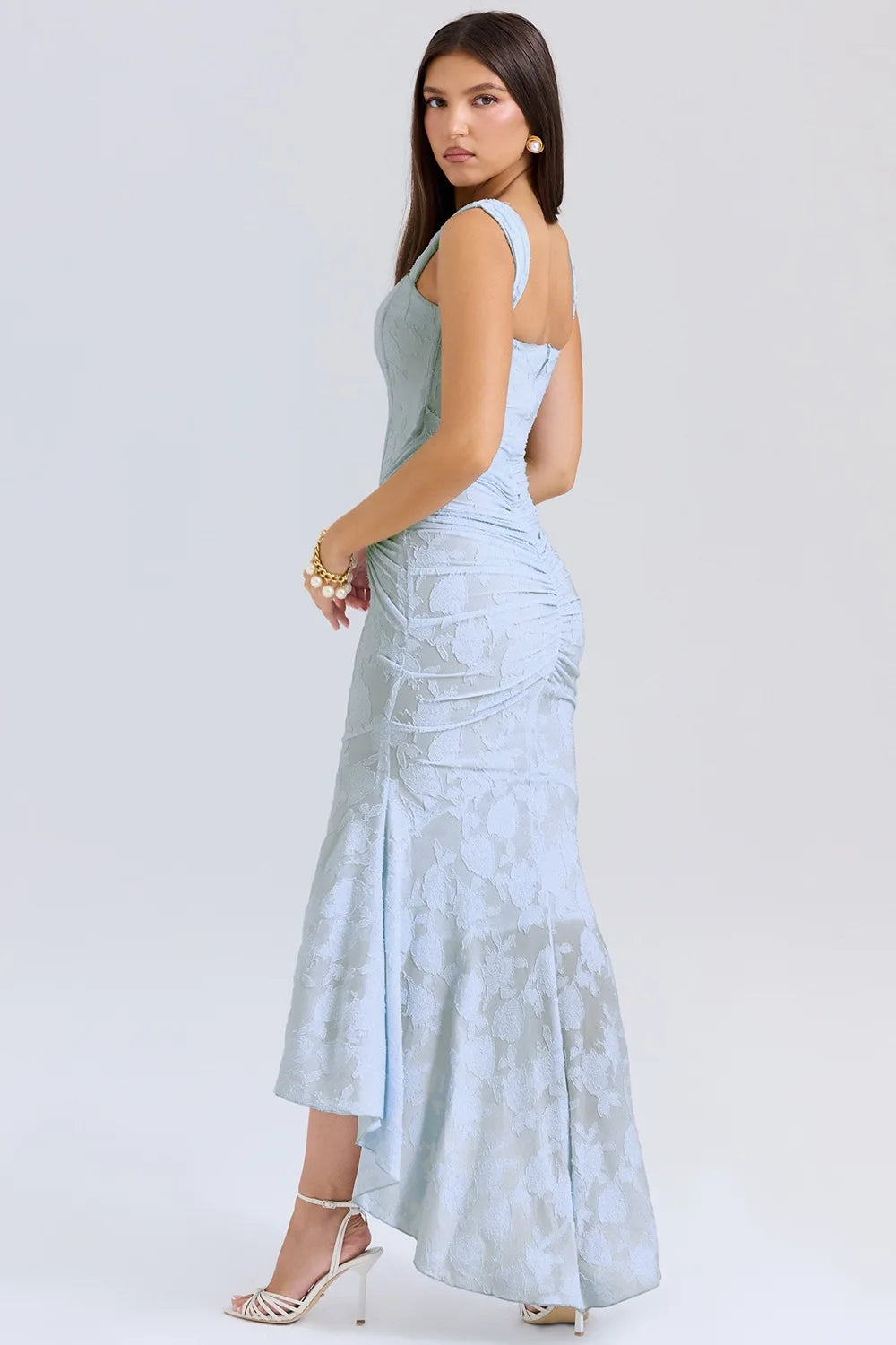 Fish Tail Halter Long Dress