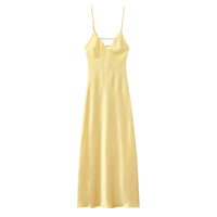Off-Shoulder Pleated A-Line Maxi Dress
