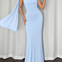 One-Shoulder Mermaid Maxi Dress
