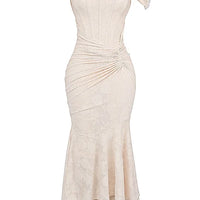 Fish Tail Halter Long Dress