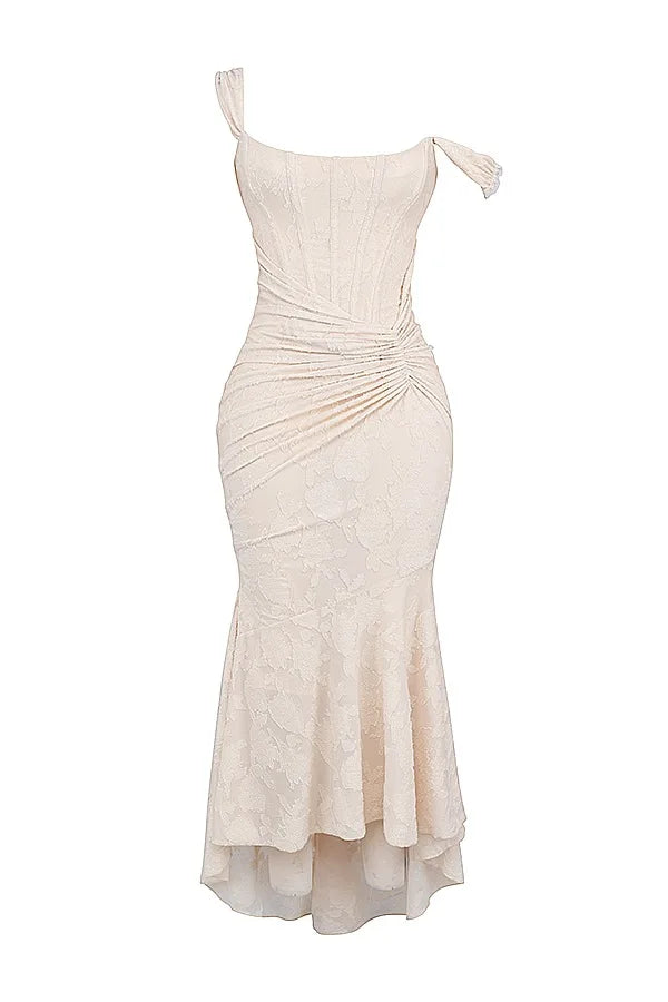 Fish Tail Halter Long Dress