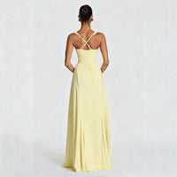 Off-Shoulder Spaghetti Strap Maxi Dress
