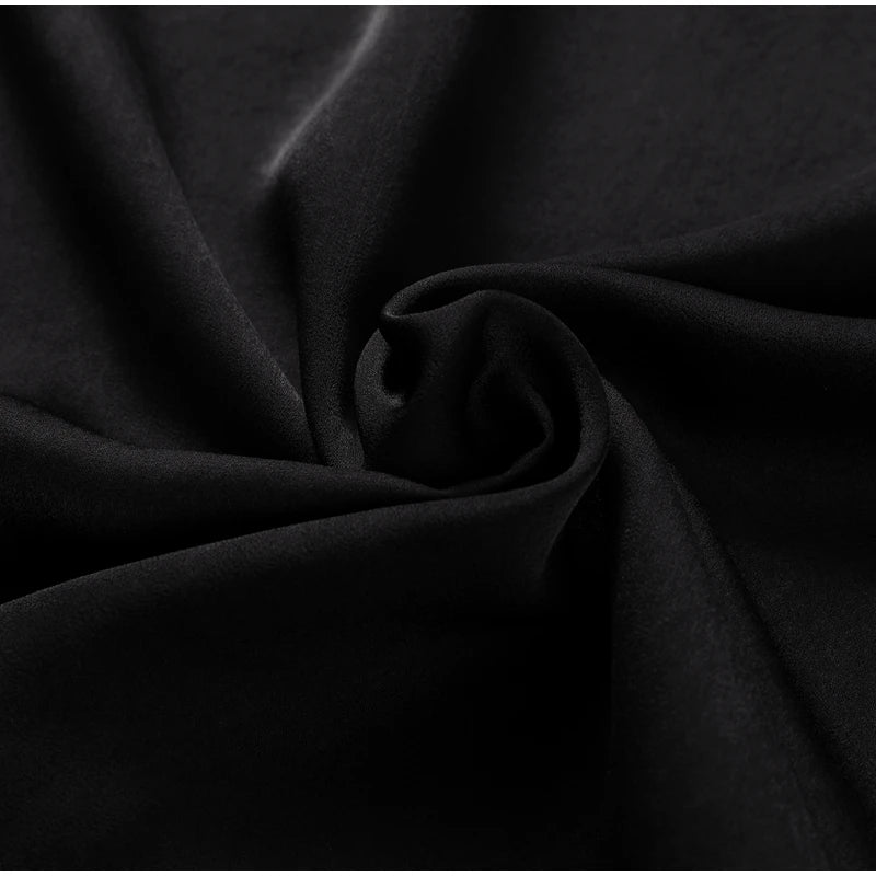 Satin Halter Backless Maxi Dress