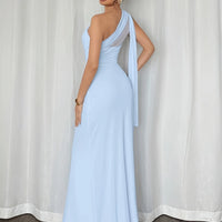 One-Shoulder Mermaid Maxi Dress