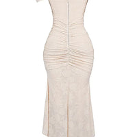 Fish Tail Halter Long Dress