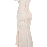 Fish Tail Halter Long Dress