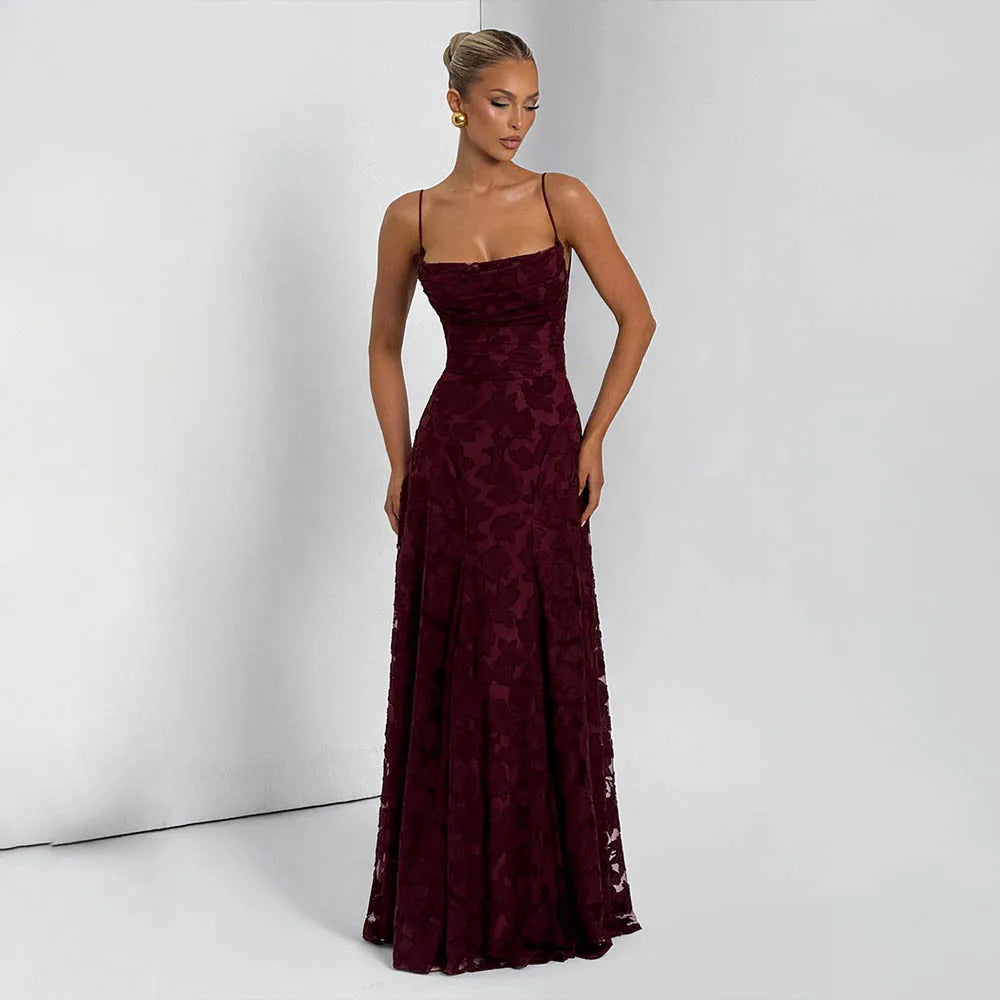 The Noir Plum Gown