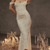 Fish Tail Halter Long Dress