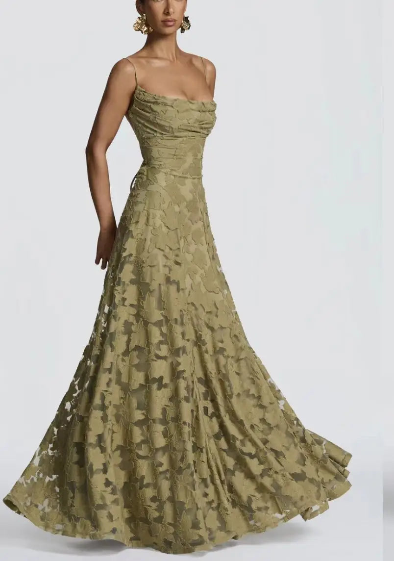 The Noir Plum Gown