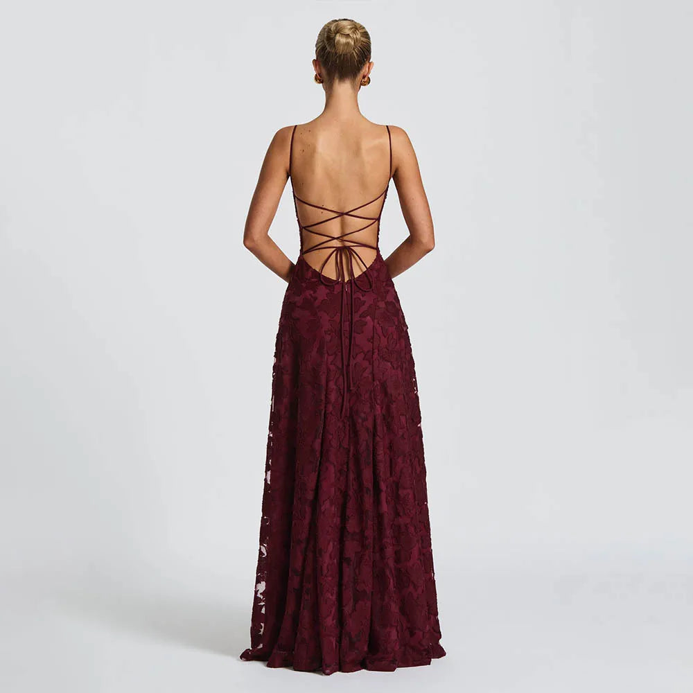 The Noir Plum Gown