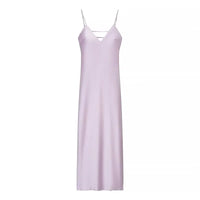 Off-Shoulder Pleated A-Line Maxi Dress