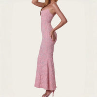 Beaded Mermaid Maxi Gown