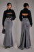 Denim Bodycon Maxi Skirt
