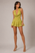 Floral Sequin Off-Shoulder Halter Short Dress