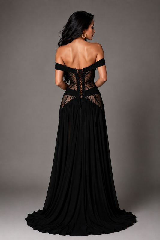 Valentina lace Maxi Dress