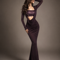 Sexy Alluring Strapless Boat-Neckline Dress For Women