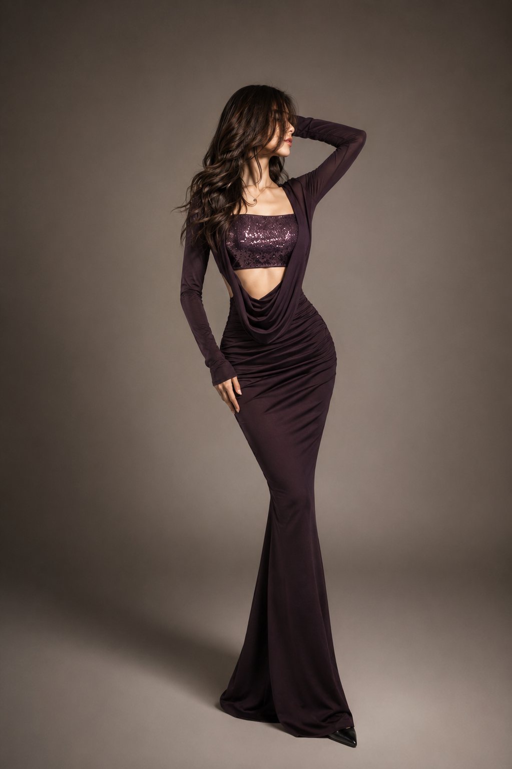 Sexy Alluring Strapless Boat-Neckline Dress For Women