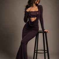 Sexy Alluring Strapless Boat-Neckline Dress For Women