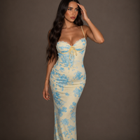 European And American Style Sexy Printing Slip Dress Women